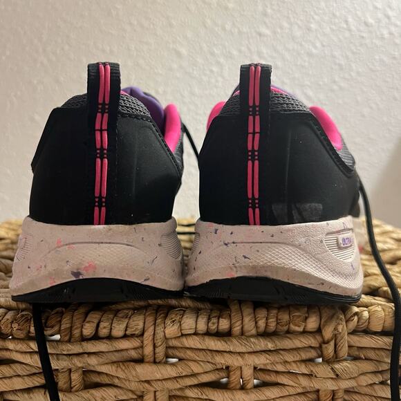Skechers, Women's Size 7.5, Black and pink, Go Walk Ultra Go, Air Cooled - Picture 6 of 16